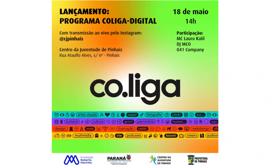 Governo do Paraná promove lançamento do Programa co.liga digital no Centro da Juventude de Pinhais