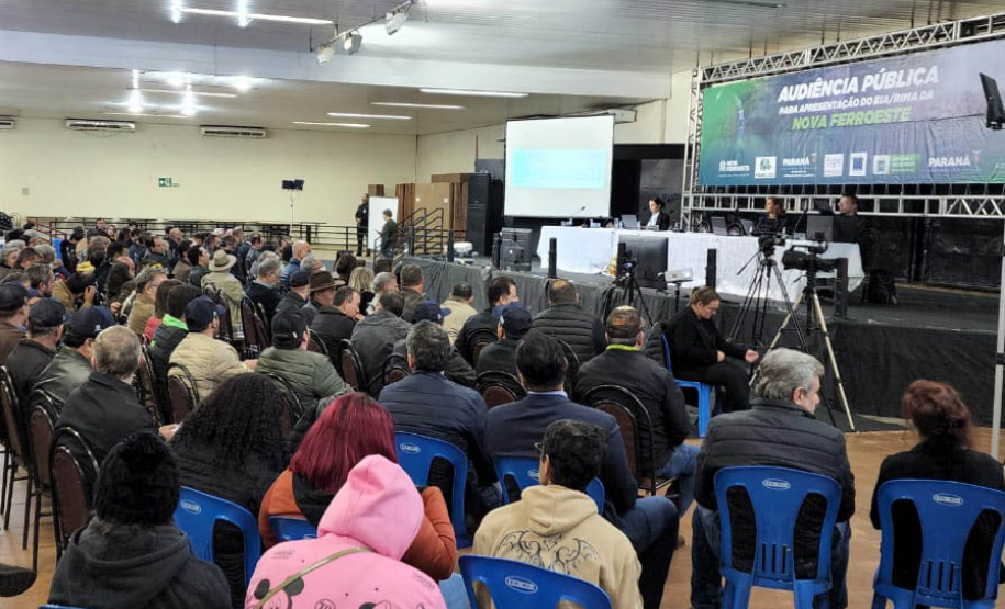 Audiências públicas da Nova Ferroeste reúnem mais de mil pessoas em Dourados e Guaíra