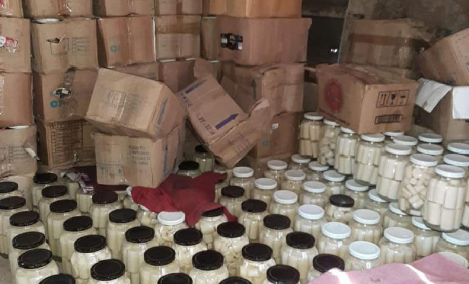 Batalhão Ambiental apreende três toneladas de palmito em fábrica clandestina em Guaraqueçaba