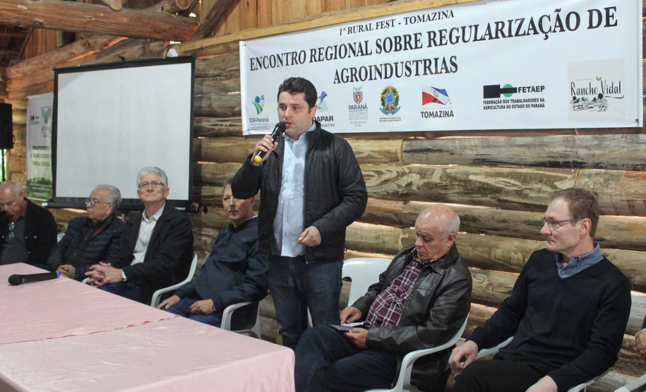 Encontro Regional sobre Regularização de Agroindustrias, em Tomazina -