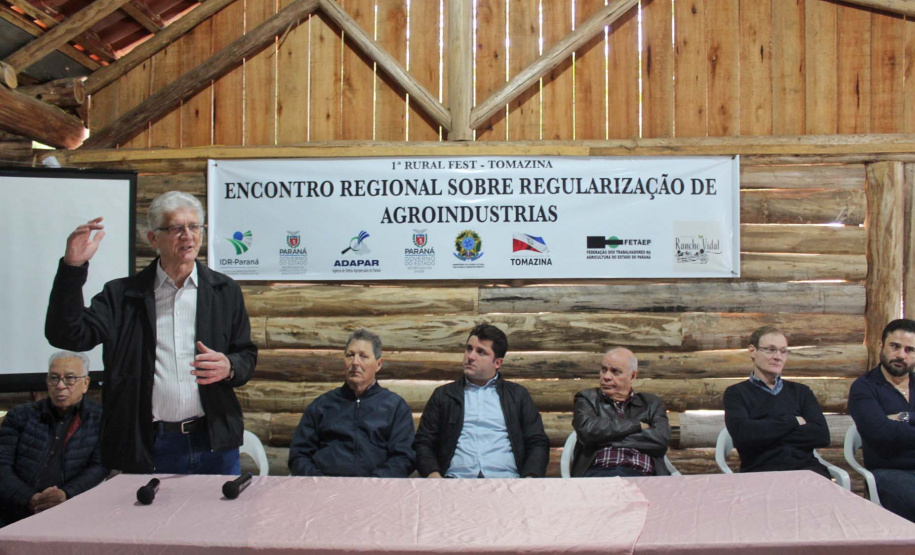 Encontro Regional sobre Regularização de Agroindustrias, em Tomazina -