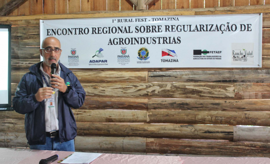 Encontro Regional sobre Regularização de Agroindustrias, em Tomazina -