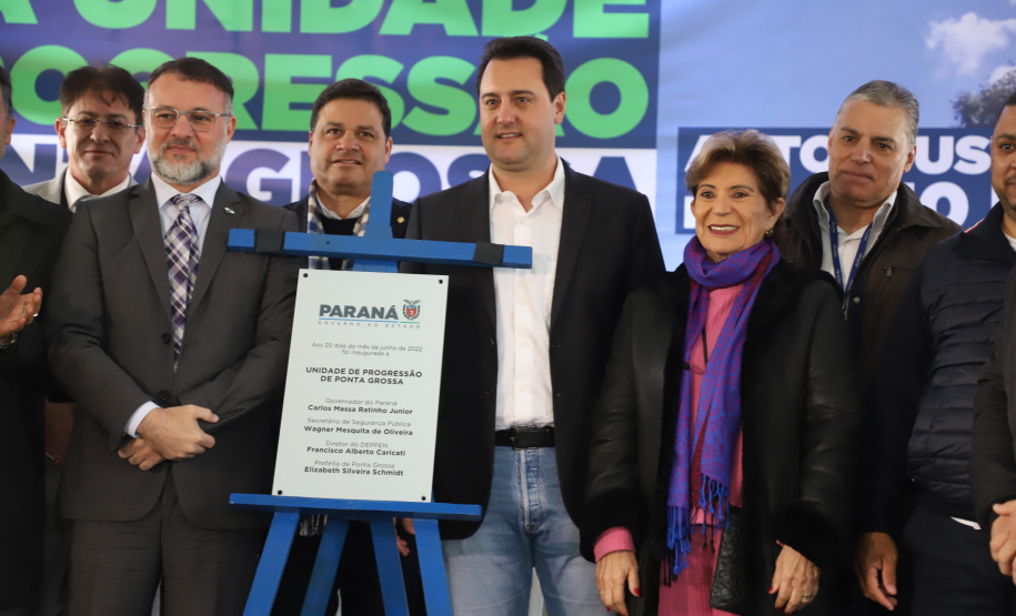 Governador inaugura nova unidade de progressão penal para recuperação de presos em Ponta Grossa
