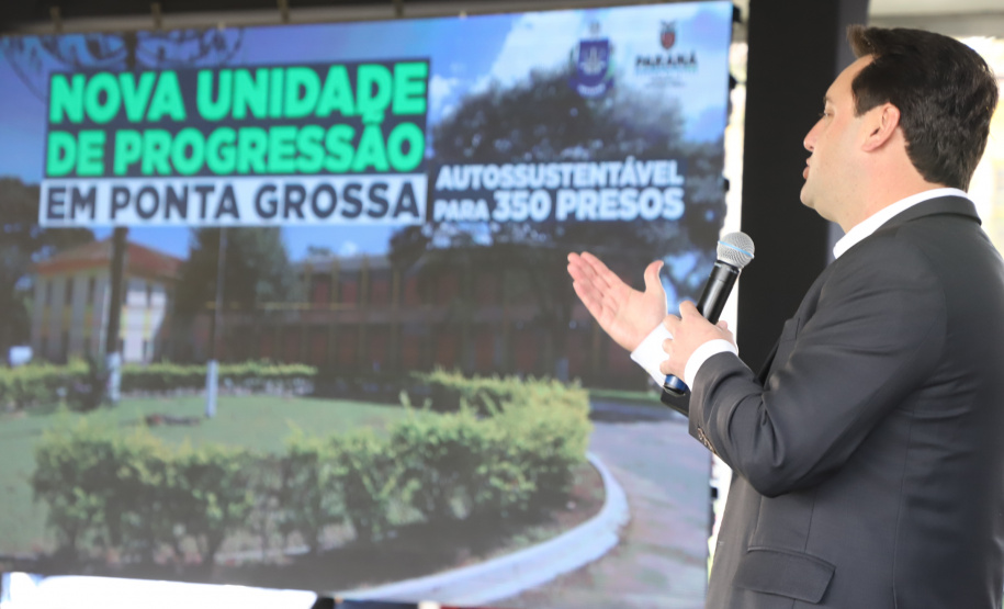 Governador inaugura nova unidade de progressão penal para recuperação de presos em Ponta Grossa