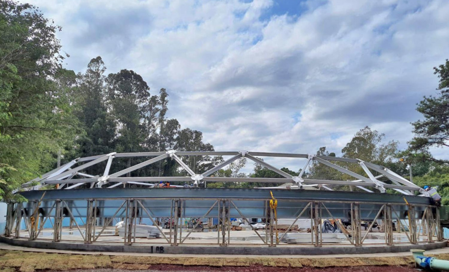 Sanepar instala reservatórios metálicos de alta resistência em Apucarana