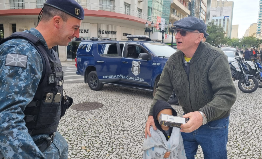 PCPR e Guarda Municipal de Curitiba promovem conscientização contra as drogas na Capital