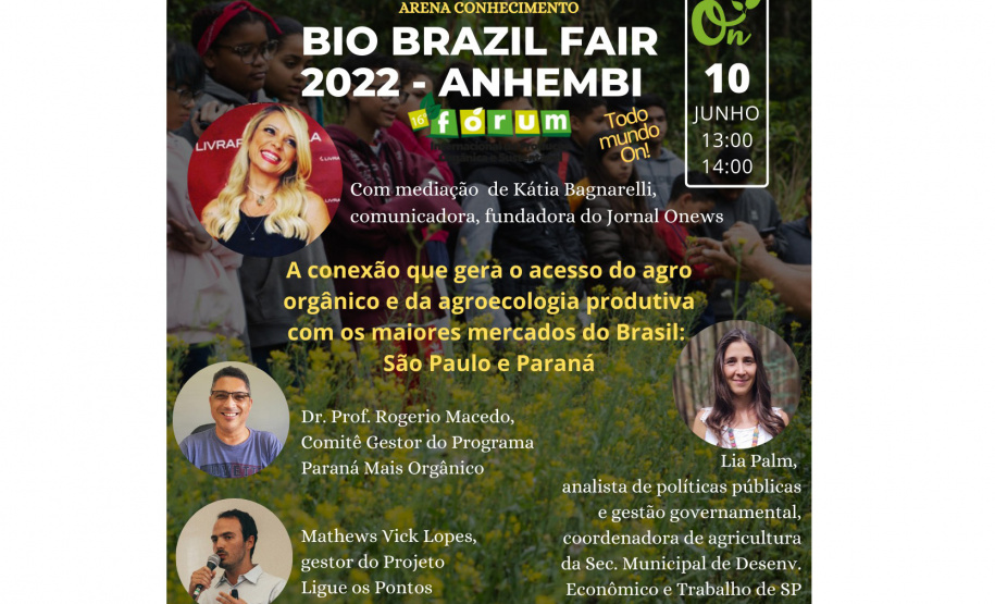 Programa Paraná Mais Orgânico é destaque em evento internacional em São Paulo