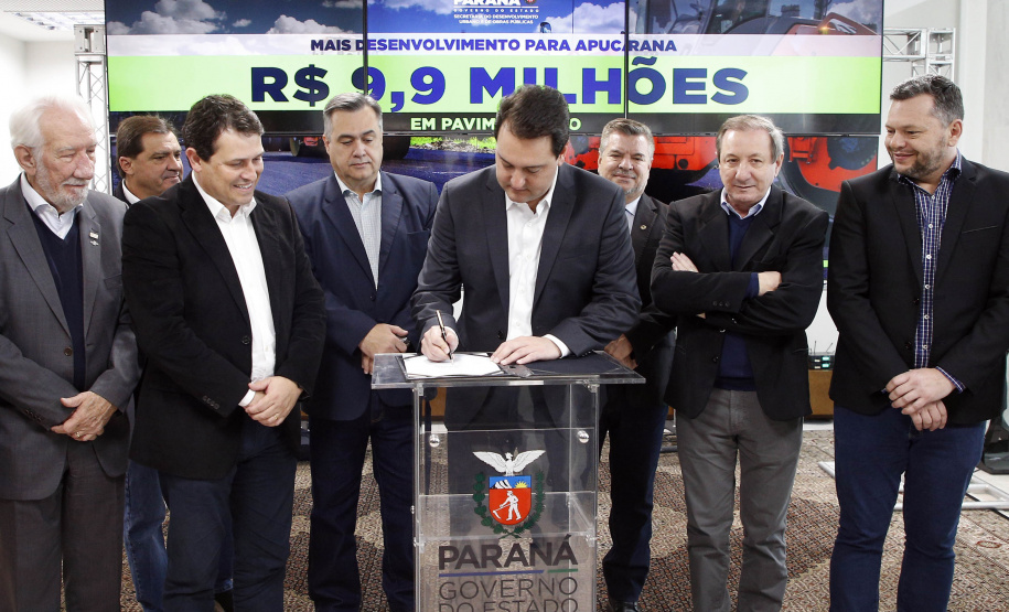 Governo do Paraná liberou 9,9 milhões para obras de pavimentação no município de Apucarana