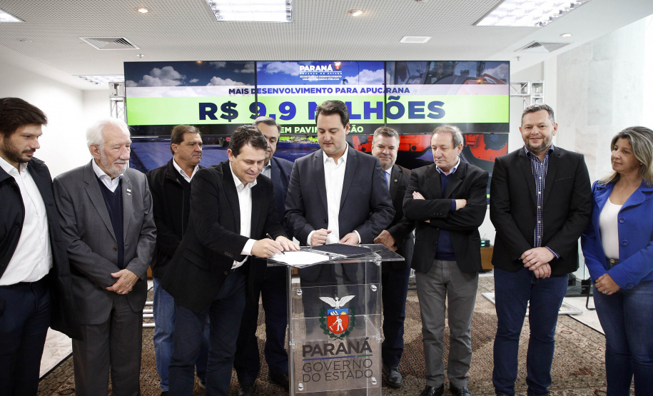 Governo do Paraná liberou 9,9 milhões para obras de pavimentação no município de Apucarana