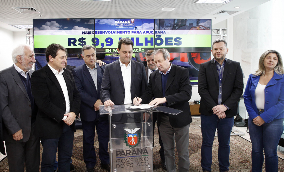 Governo do Paraná liberou 9,9 milhões para obras de pavimentação no município de Apucarana