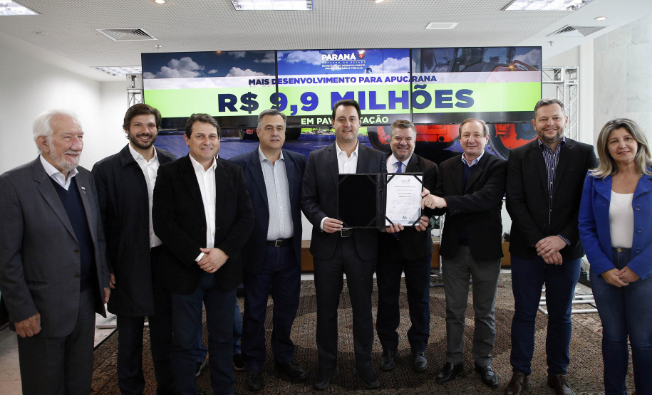 Governo do Paraná liberou 9,9 milhões para obras de pavimentação no município de Apucarana