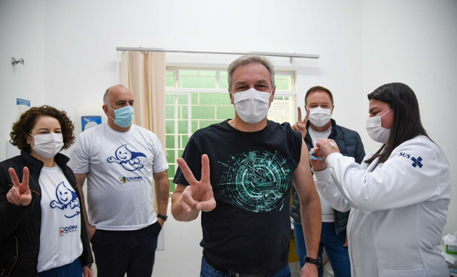 Mutirão da vacinação.