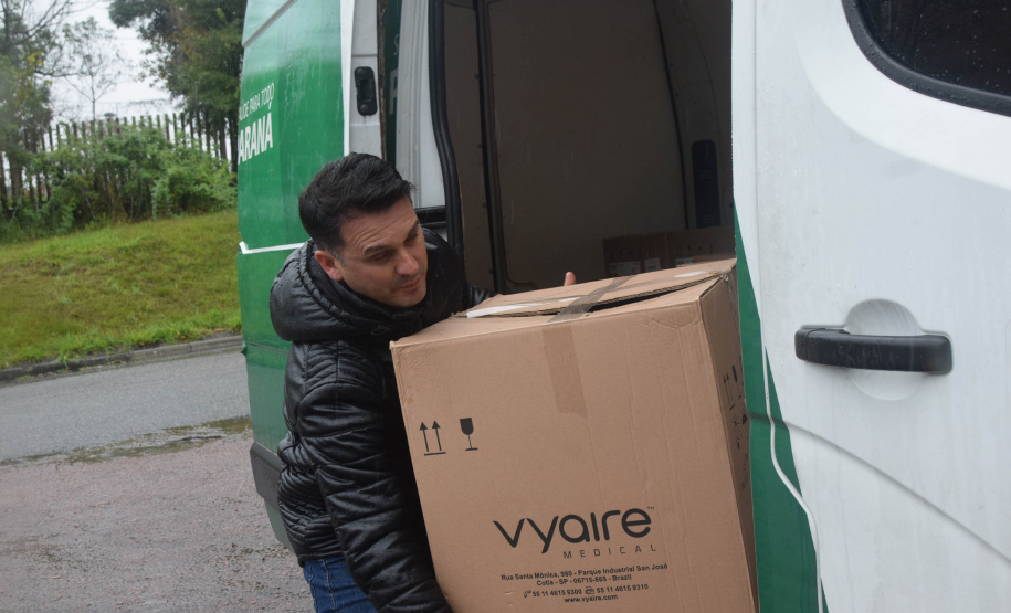 Estado envia equipamentos à Santa Casa de Prudentópolis para reforçar estrutura de leitos