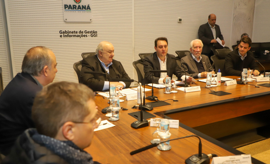 Governador Carlos Massa Ratinho Junior anuncia parceria entre Fiocruz,Tecpar e IBMP. Foto: Ari Dias/AEN.