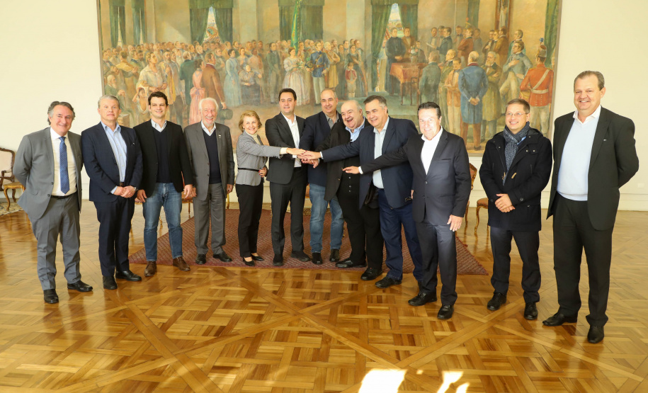 Governador Carlos Massa Ratinho Junior anuncia parceria entre Fiocruz,Tecpar e IBMP. Foto: Ari Dias/AEN.