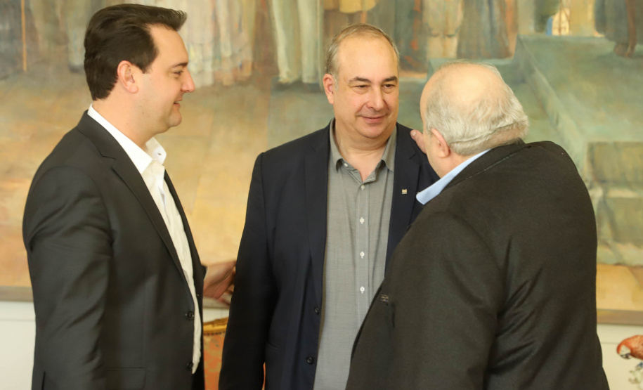 Governador Carlos Massa Ratinho Junior anuncia parceria entre Fiocruz,Tecpar e IBMP. Foto: Ari Dias/AEN.