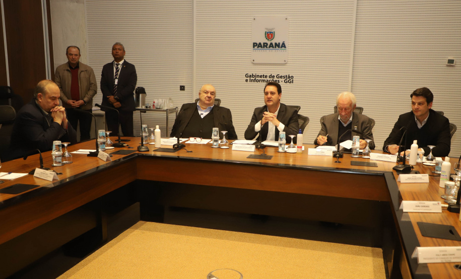 Governador Carlos Massa Ratinho Junior anuncia parceria entre Fiocruz,Tecpar e IBMP. Foto: Ari Dias/AEN.