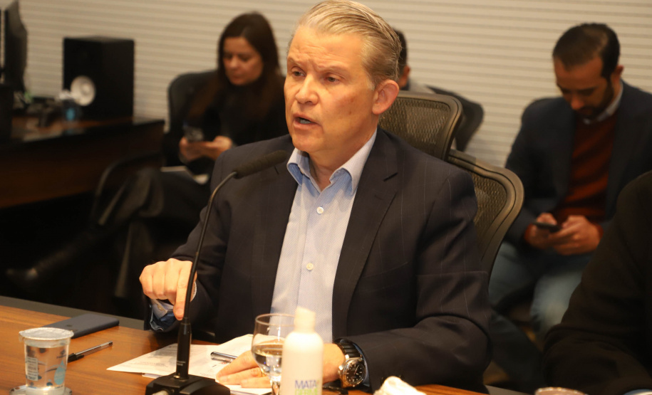 Governador Carlos Massa Ratinho Junior anuncia parceria entre Fiocruz,Tecpar e IBMP. Foto: Ari Dias/AEN.