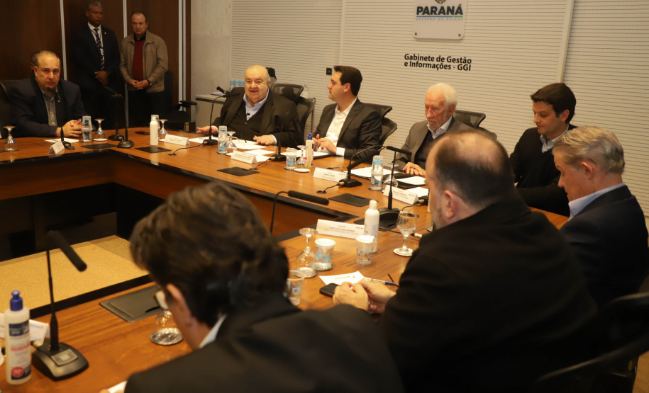 Governador Carlos Massa Ratinho Junior anuncia parceria entre Fiocruz,Tecpar e IBMP. Foto: Ari Dias/AEN.