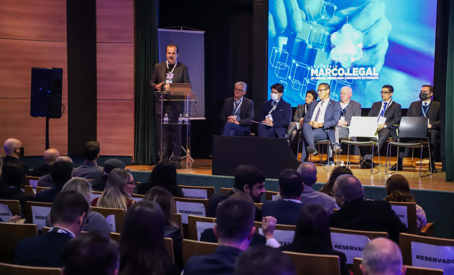 Seminário sobre o Marco Legal  de Ciência, Tecnologia e Inovação do Paraná - Desafios e Oportunidades - Curitiba, 20/06/2022 -  Foto: José Fernando Ogura/AEN