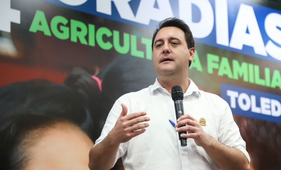 Governador Carlos Massa Ratinho Junior libera recursos para a infraestrutura urbana do município de Toledo, no Oeste do Estado -