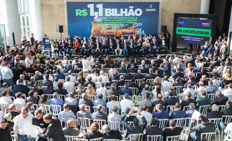 Governador Carlos Massa Ratinho Junior autoriza repasse de recursos para obras de infrestrutura urbana para municípios -