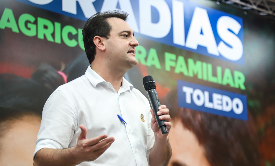 Governador Carlos Massa Ratinho Junior libera recursos para a infraestrutura urbana do município de Toledo, no Oeste do Estado -