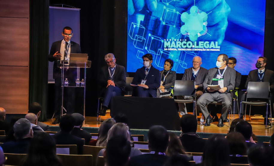 Seminário sobre o Marco Legal  de Ciência, Tecnologia e Inovação do Paraná - Desafios e Oportunidades - Curitiba, 20/06/2022 -  Foto: José Fernando Ogura/AEN