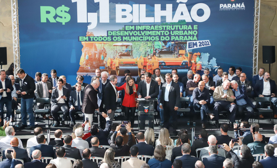 Governador Carlos Massa Ratinho Junior autoriza repasse de recursos para obras de infrestrutura urbana para municípios -