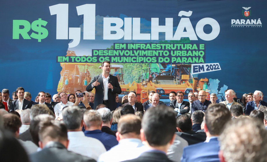 Governador Carlos Massa Ratinho Junior autoriza repasse de recursos para obras de infrestrutura urbana para municípios -