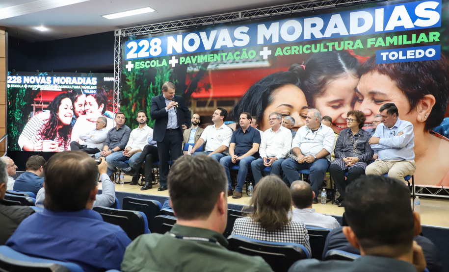 Governador Carlos Massa Ratinho Junior libera recursos para a infraestrutura urbana do município de Toledo, no Oeste do Estado -