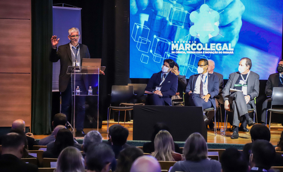 Seminário sobre o Marco Legal  de Ciência, Tecnologia e Inovação do Paraná - Desafios e Oportunidades - Curitiba, 20/06/2022 -  Foto: José Fernando Ogura/AEN