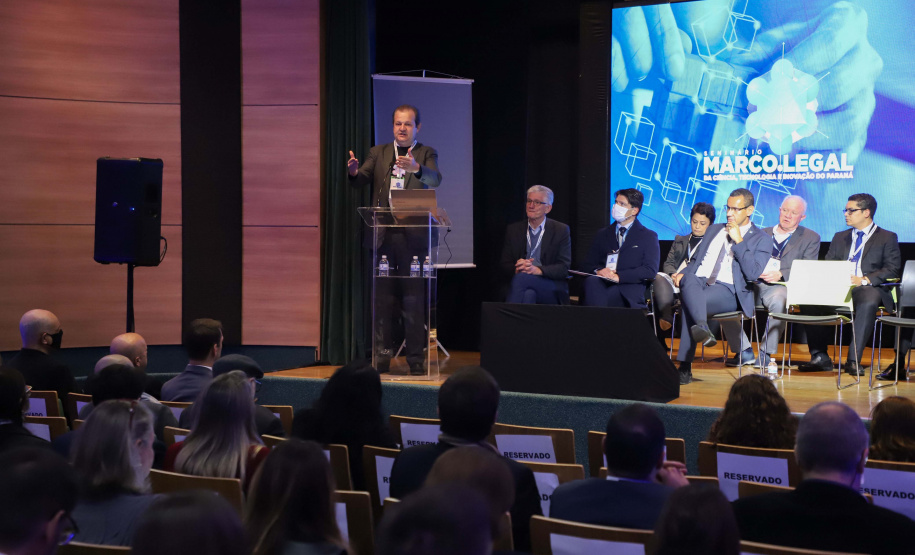 Seminário sobre o Marco Legal  de Ciência, Tecnologia e Inovação do Paraná - Desafios e Oportunidades - Curitiba, 20/06/2022 -  Foto: José Fernando Ogura/AEN