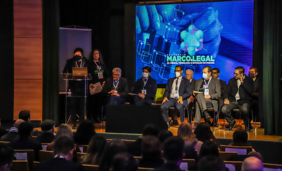 Seminário sobre o Marco Legal  de Ciência, Tecnologia e Inovação do Paraná - Desafios e Oportunidades - Curitiba, 20/06/2022 -  Foto: José Fernando Ogura/AEN