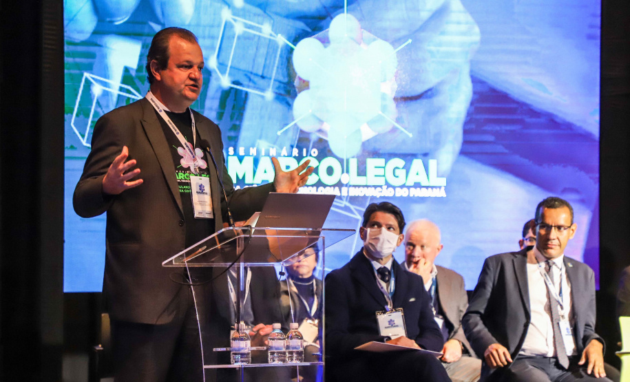 Seminário sobre o Marco Legal  de Ciência, Tecnologia e Inovação do Paraná - Desafios e Oportunidades - Curitiba, 20/06/2022 -  Foto: José Fernando Ogura/AEN