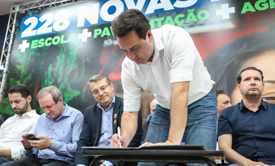 Governador Carlos Massa Ratinho Junior libera recursos para a infraestrutura urbana do município de Toledo, no Oeste do Estado -