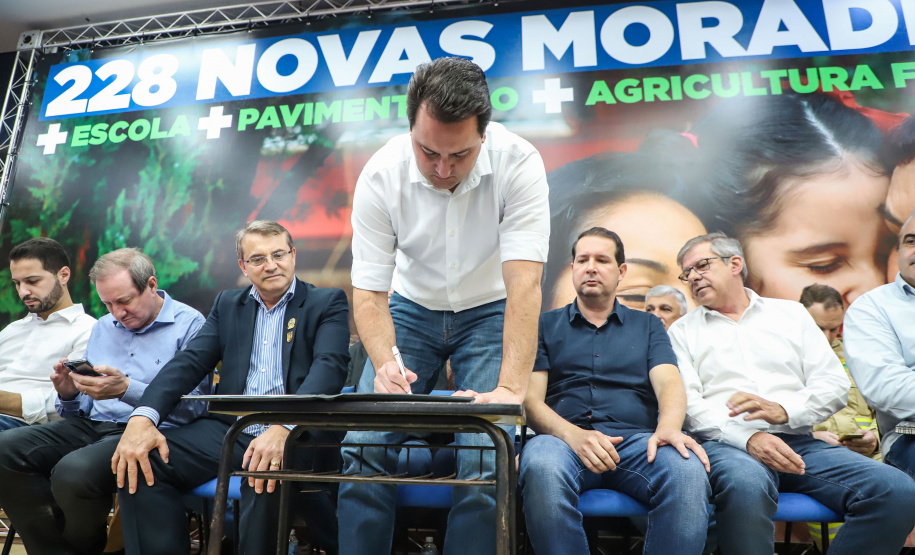 Governador Carlos Massa Ratinho Junior libera recursos para a infraestrutura urbana do município de Toledo, no Oeste do Estado -