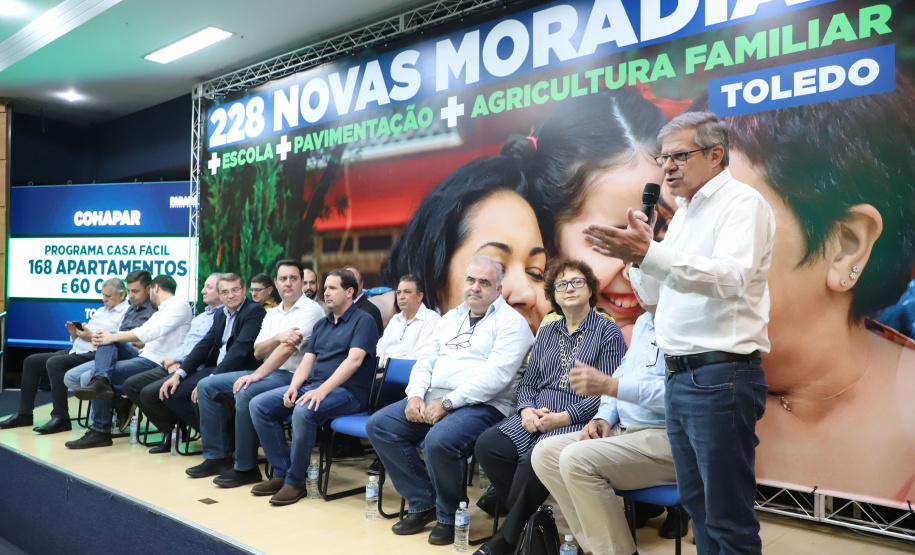 Governador Carlos Massa Ratinho Junior libera recursos para a infraestrutura urbana do município de Toledo, no Oeste do Estado -