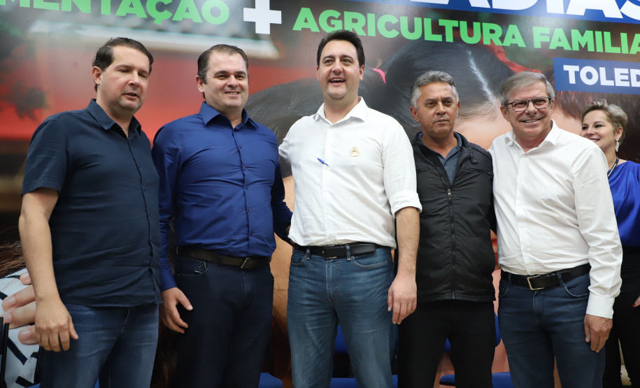 Governador Carlos Massa Ratinho Junior libera recursos para a infraestrutura urbana do município de Toledo, no Oeste do Estado -