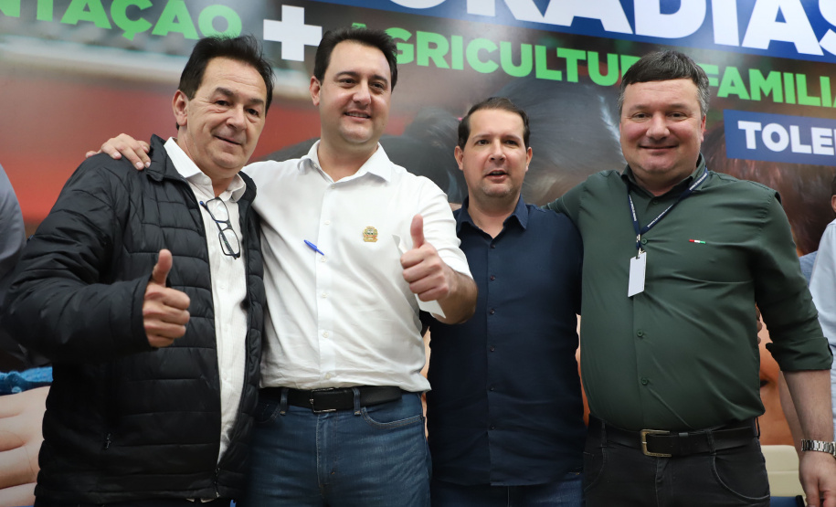 Governador Carlos Massa Ratinho Junior libera recursos para a infraestrutura urbana do município de Toledo, no Oeste do Estado -