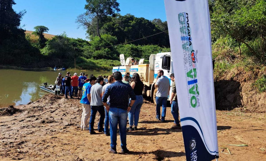 Paraná atinge meta de repovoar as bacias hidrográficas com 2,615 milhões de peixes nativos
