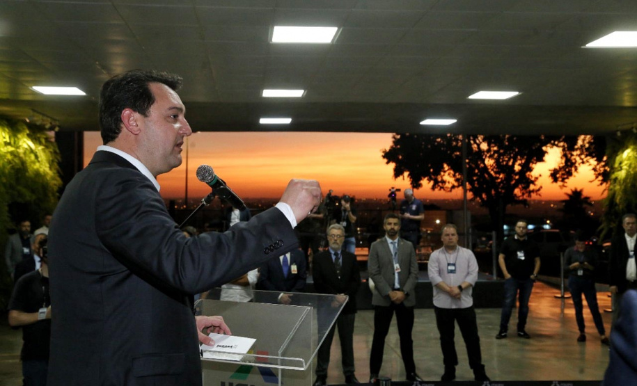 governador Carlos Massa Ratinho Junior anuncia nesta segunda-feira (27) a  construção de um museu internacional de arte em Foz do Iguaçu, a primeira  instituição cultural da América Latina a contar com a cooperação do Centro  Georges Pompidou, da França
