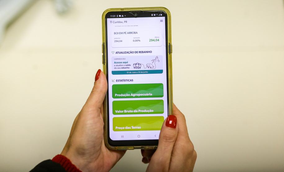 Aplicativo Paraná Agro facilita acesso a dados da agropecuária paranaense