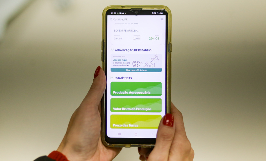 Aplicativo Paraná Agro facilita acesso a dados da agropecuária paranaense