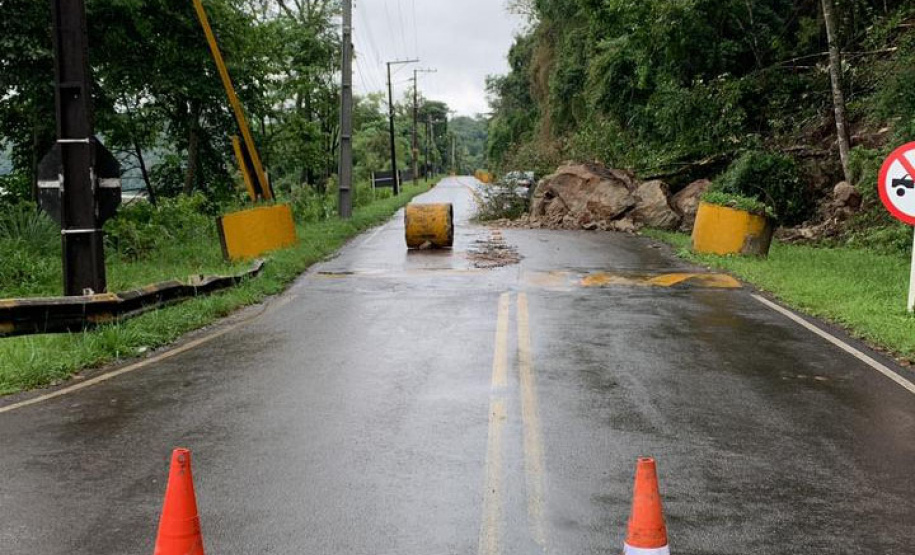 Avança licitação de obra para solucionar queda de rochas em União da Vitória