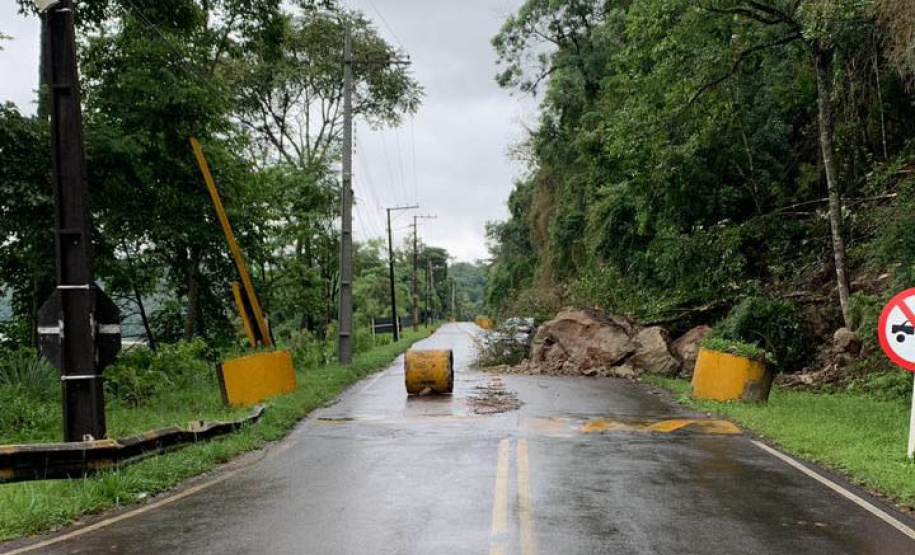 Licitação de contenção de queda de rochas em rodovia de União da Vitória tem vencedora -
