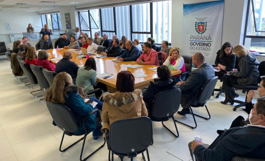 Encontro de chefes regionais Sejuf