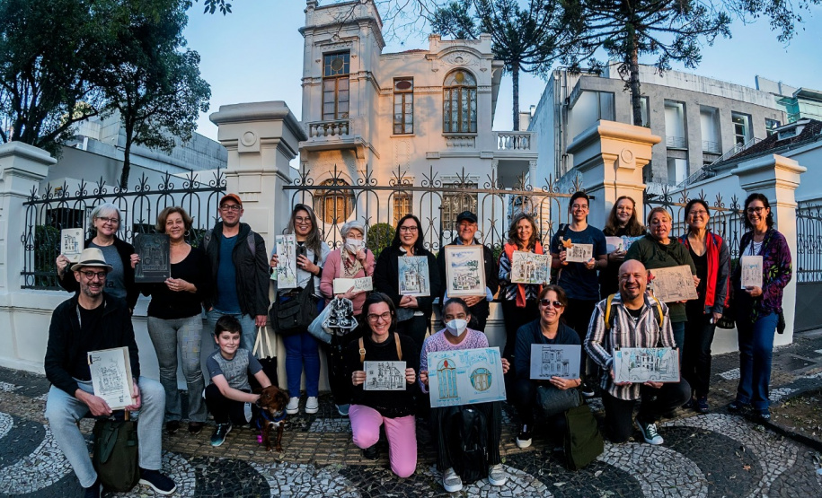 Urban Sketchers no Espaço Cultural BRDE