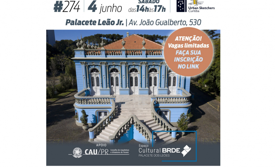 Urban Sketchers no Espaço Cultural BRDE