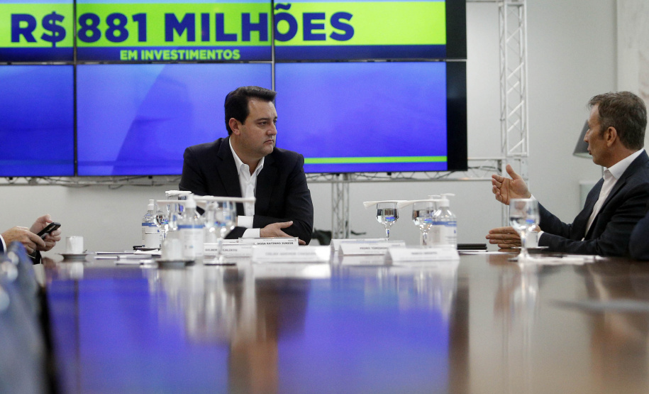 Governador Carlos Massa Ratinho Junior, recebeu representantes da empresa Volvo, que anunciaram investimentos de R$ 881 milhões na fabrica de Curitiba -